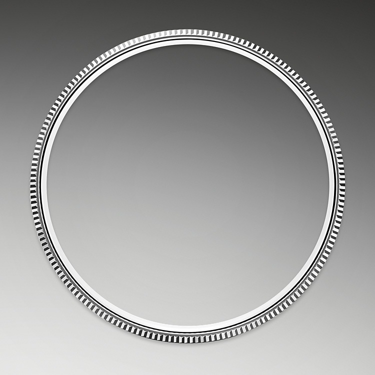 domed and fluted bezel white gold m52509 0002