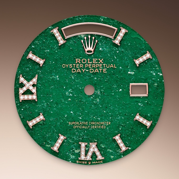 green aventurine dial everose gold m128345rbr 0068