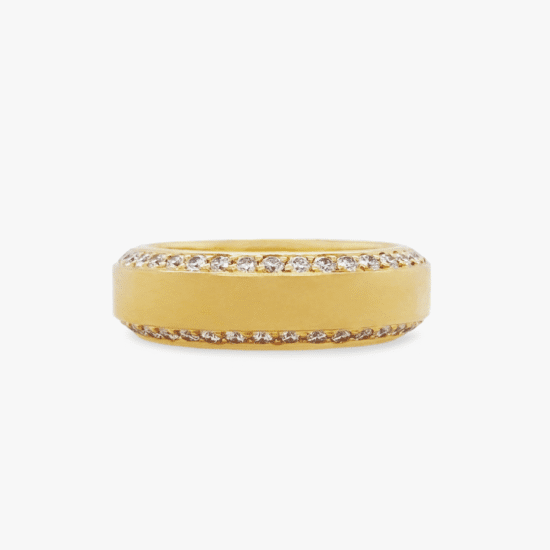 Argolla Bauer oro amarillo 18K y diamantes