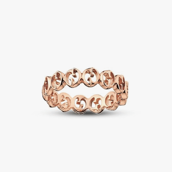 Anillo Gucci 1973 oro rosa 18k