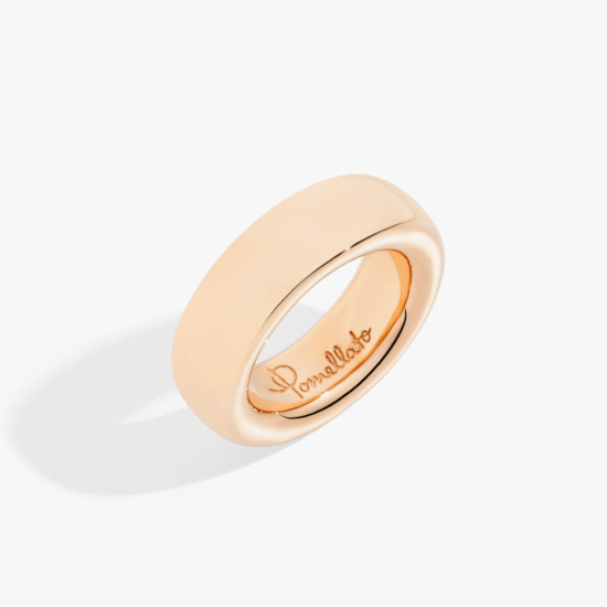 ANILLO POMELLATO ICONICA MEDIANA ORO ROSA