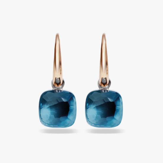 PENDIENTES POMELLATO NUDO PETIT TOPACIO LONDON BLUE