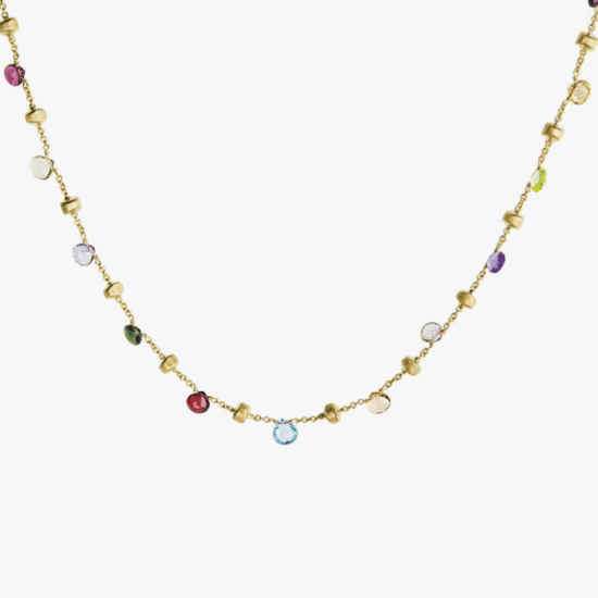 Collar Marco Bicego Paradise Oro Amarillo y piedras de color