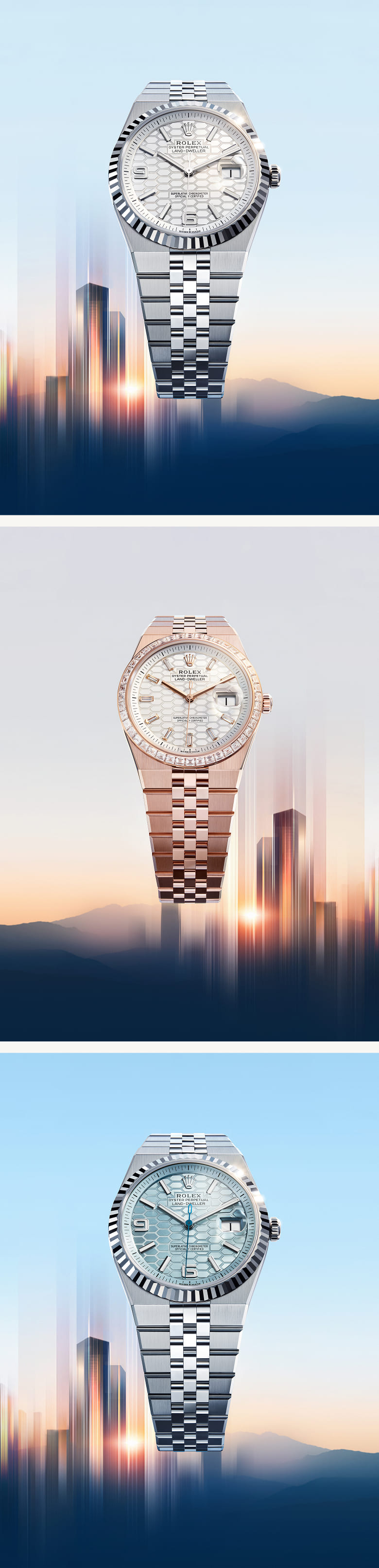 Nuevos modelos 2025 - Rolex Land-Dweller 5 rolex new watches 2025 the land dweller m127334 0001 2501fj 001 and m127285tbr 0002 2501fj 001 and m127336 0001 2501fj 001 portrait