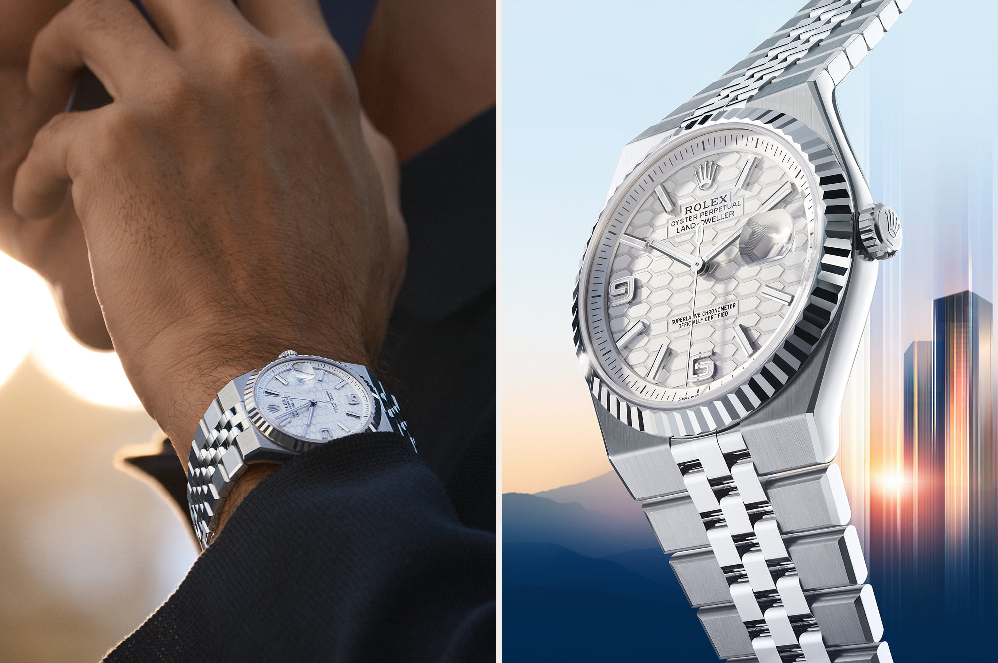 Nuevos modelos 2025 - Rolex Land-Dweller 6 rolex new watches 2025 the land dweller rfederer 2411ab 4 and m127334 0001 2501fj 003 landscape