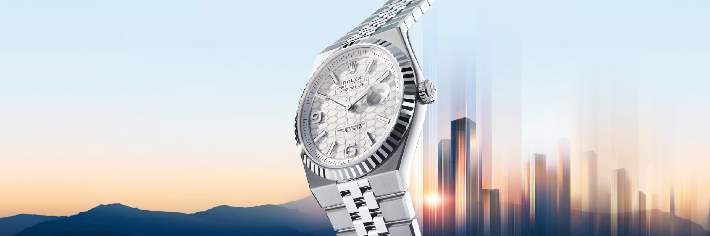 rolex watches new watches 2025 the land dweller m127334 0001 2501fj 003 landscape