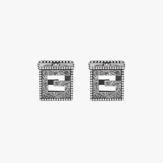 Mancornas gucci g cube plata 925