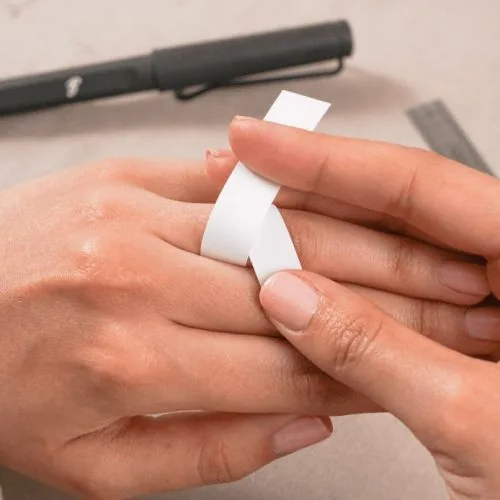 envolver joyeria bauer talla de anillo