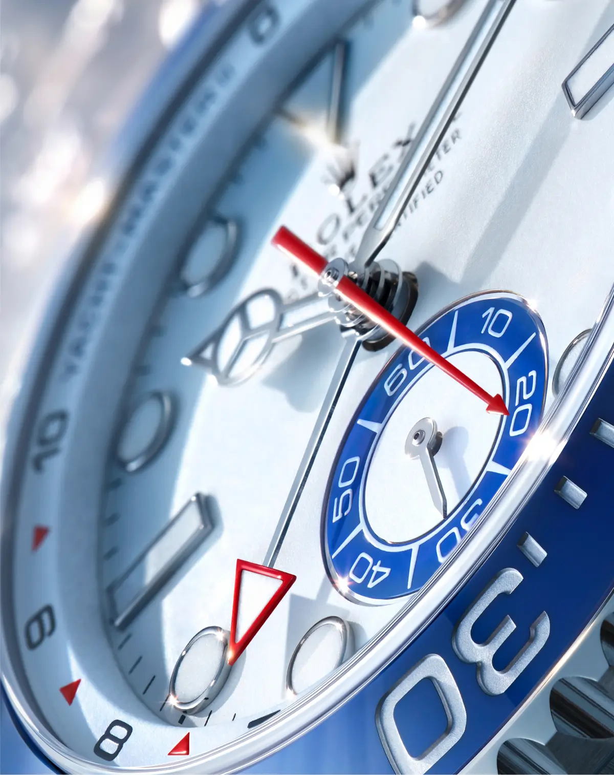 rolex new watches 2026 the yacht master II dial and optimal legibility m126680 0001 landscape.webp