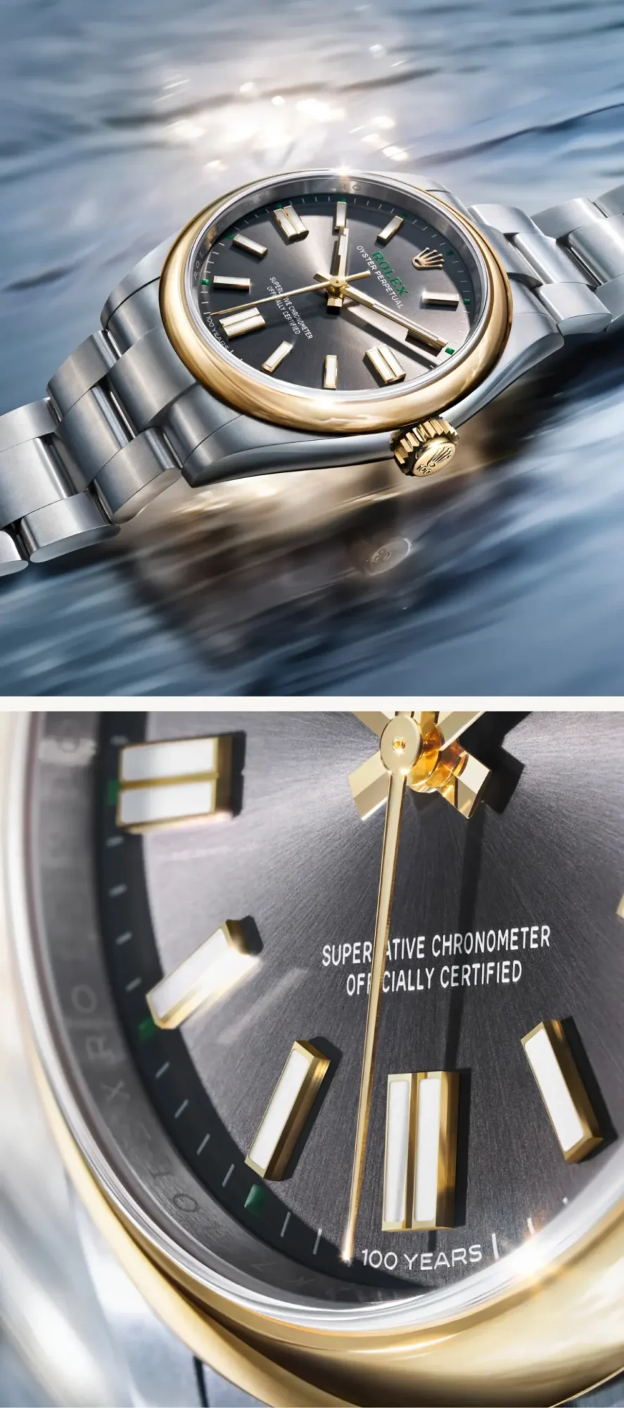 rolex oyster perpetual 100th anniversary model m134303 0001 portrait scaled.webp