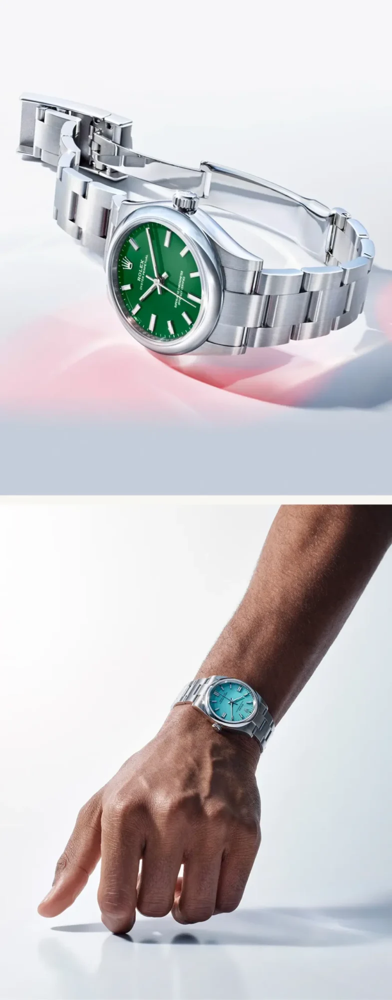 rolex oyster perpetual reliability and precision m277200 0006 and m126000 0006 portrait scaled.webp