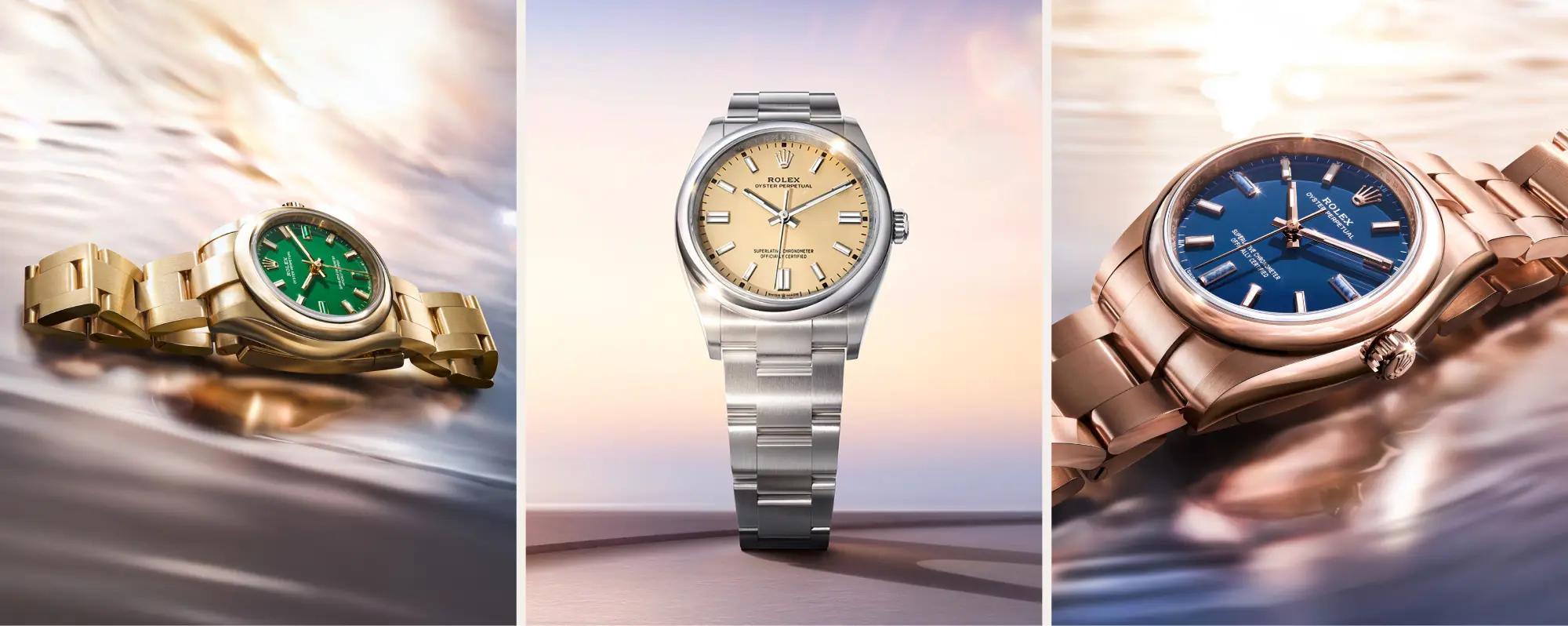 rolex oyster perpetual timeless m276208 0002 and m126000 0012 and m124205 0002 landscape.webp