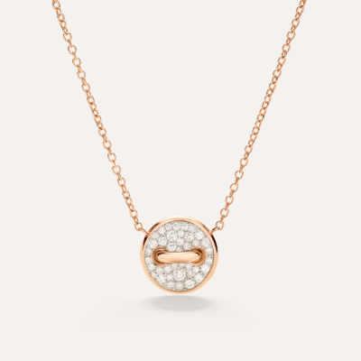 Collar Pomellato Pom Pom Dot Oro Rosa 18k y diamantes joyeria bauer 1