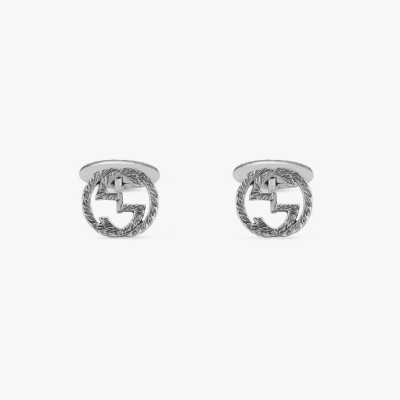 Mancornas Gucci Interlocking G plata 925 1