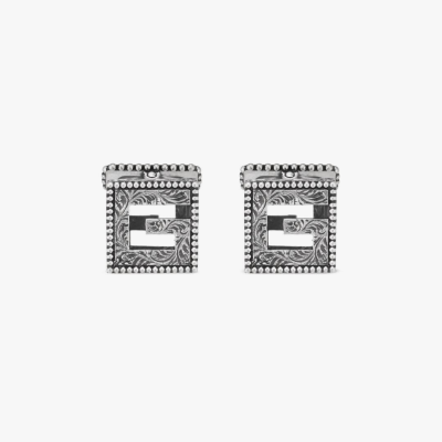 Mancornas gucci g cube plata 925 1